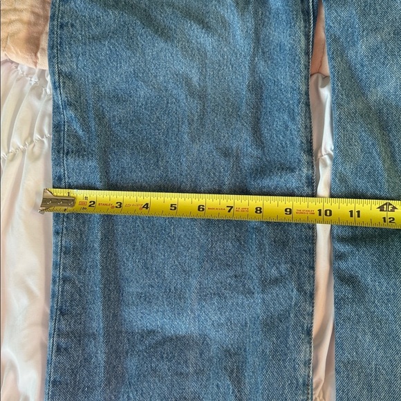 Levi's 501 Button Fly Classic Straight Leg Blue Jeans 31/32 - Picture 7 of 9